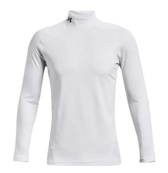 Under Armour CG Armour Fitted Mock heren T-shirt, wit