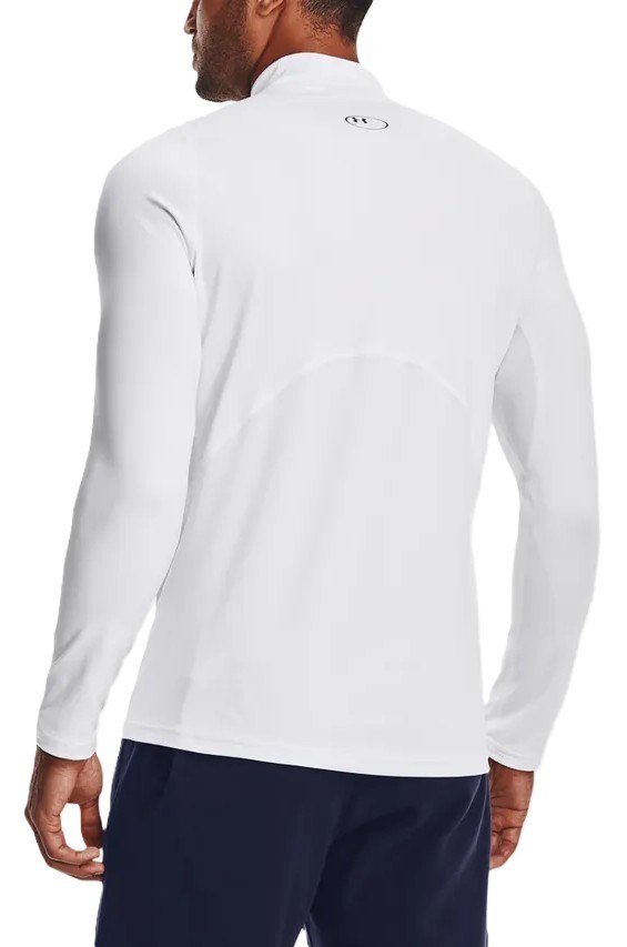 Under Armour CG Armour Fitted Mock heren T-shirt, wit