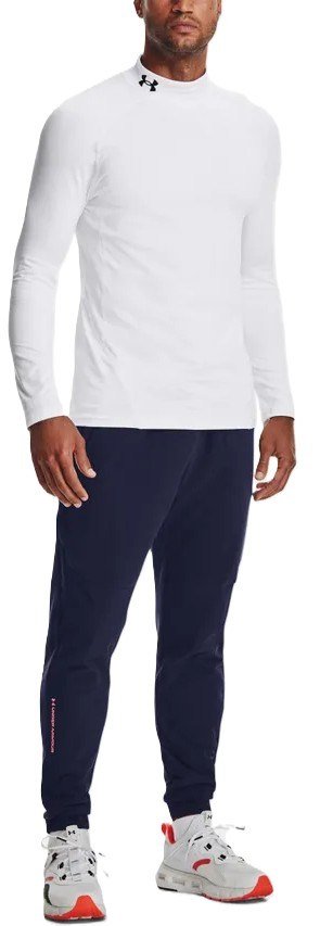 Under Armour CG Armour Fitted Mock heren T-shirt, wit