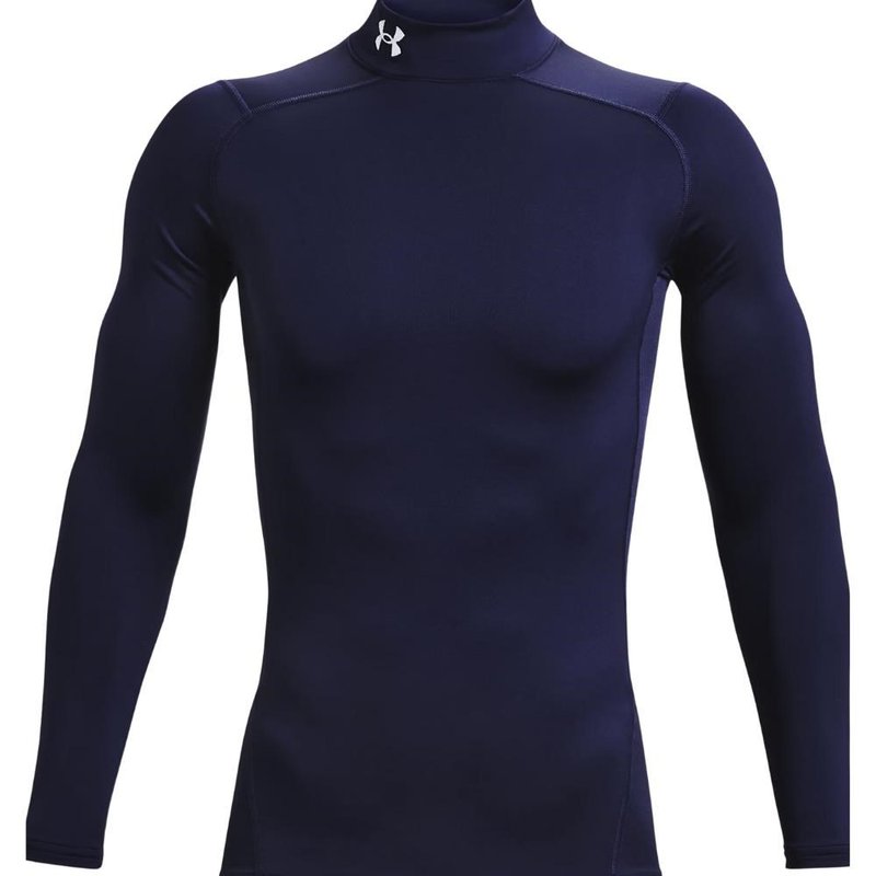 Under Armour ColdGear® Compression Mock heren top, blauw