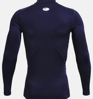 Under Armour ColdGear® Compression Mock heren top, blauw