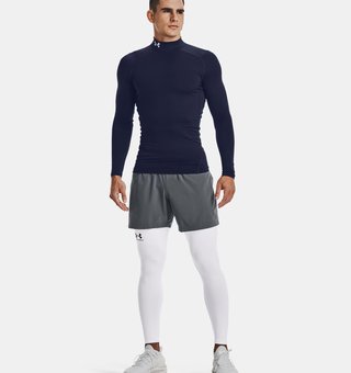 Under Armour ColdGear® Compression Mock heren top, blauw