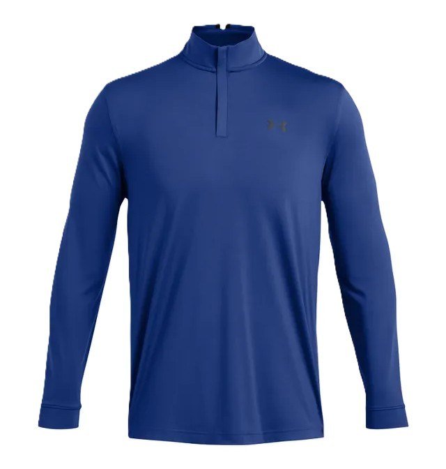 Under Armour Playoff 1/4 Zip heren sweater, tech blue/black