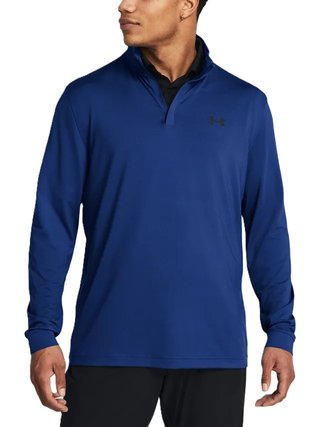 Under Armour Playoff 1/4 Zip heren sweater, tech blue/black