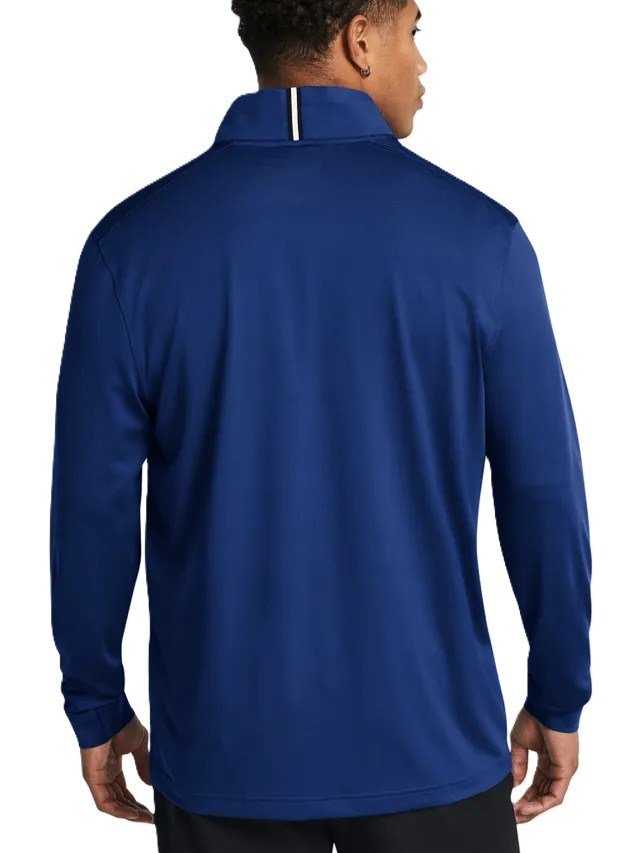 Under Armour Playoff 1/4 Zip heren sweater, tech blue/black