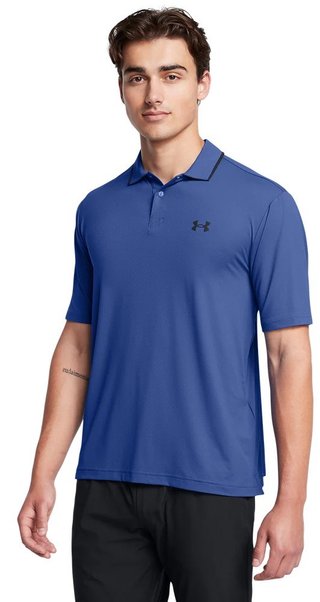 Under Armour Iso-Chill Polo heren polo, tech blue/black