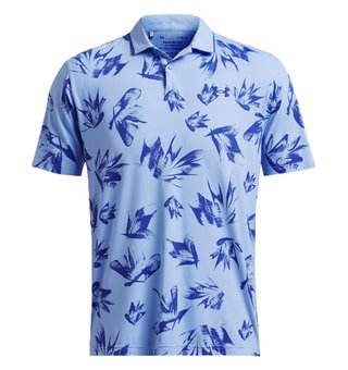 Under Armour Iso-Chill Edge heren polo, horizon blue/tech blue