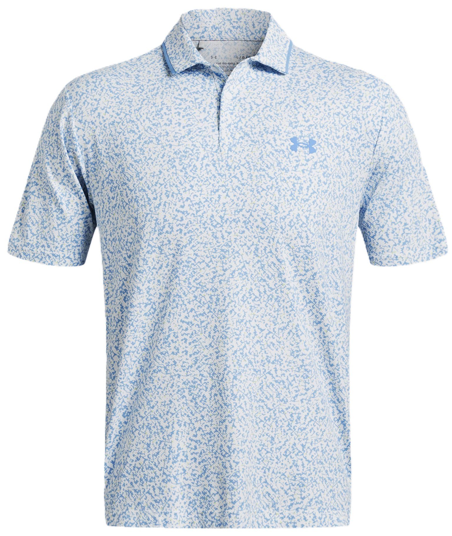 Under Armour Iso-Chill Verge heren polo, wit/retro blue