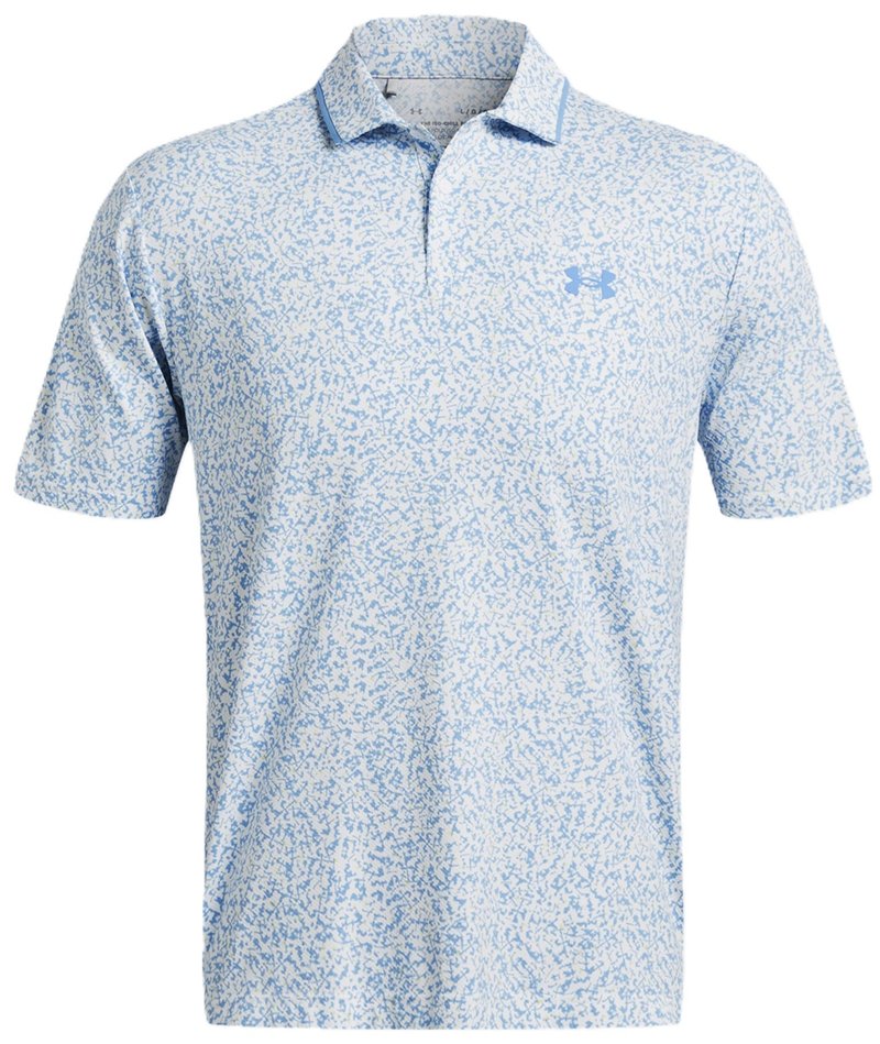 Under Armour Iso-Chill Verge heren polo, wit/retro blue