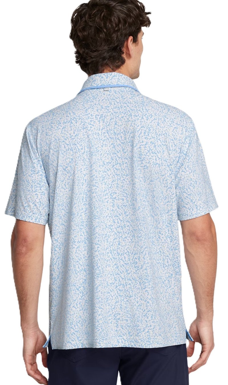 Under Armour Iso-Chill Verge heren polo, wit/retro blue