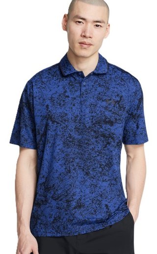Under Armour Iso-Chill Verge heren polo, tech blue/midnight navy