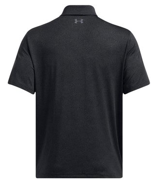 Under Armour Playoff 3.0 Printed heren polo, zwart/antraciet/castlerock