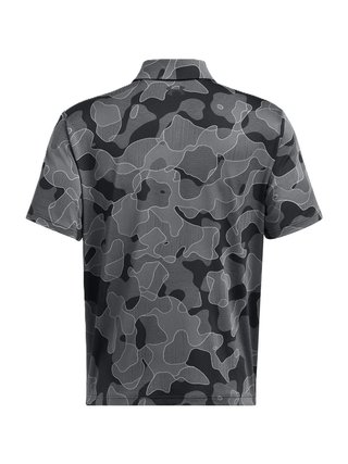 Under Armour Playoff 3.0 Printed heren polo, zwart