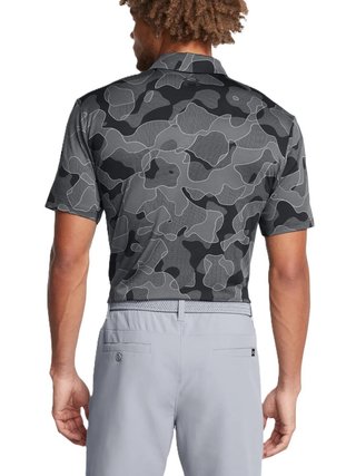 Under Armour Playoff 3.0 Printed heren polo, zwart