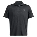 Under Armour Playoff 3.0 Printed heren polo, anthracite/black/castlerock