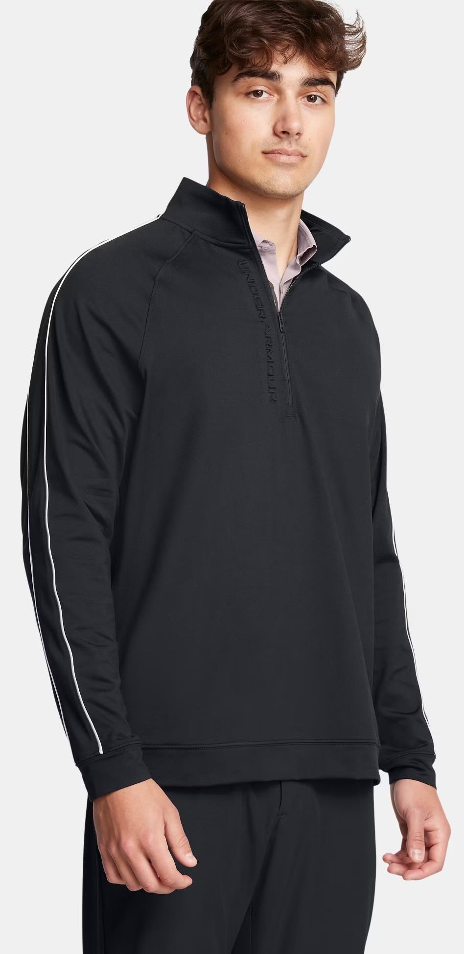 Under Armour Storm Midlayer 1/2 Zip heren sweater, zwart/wit