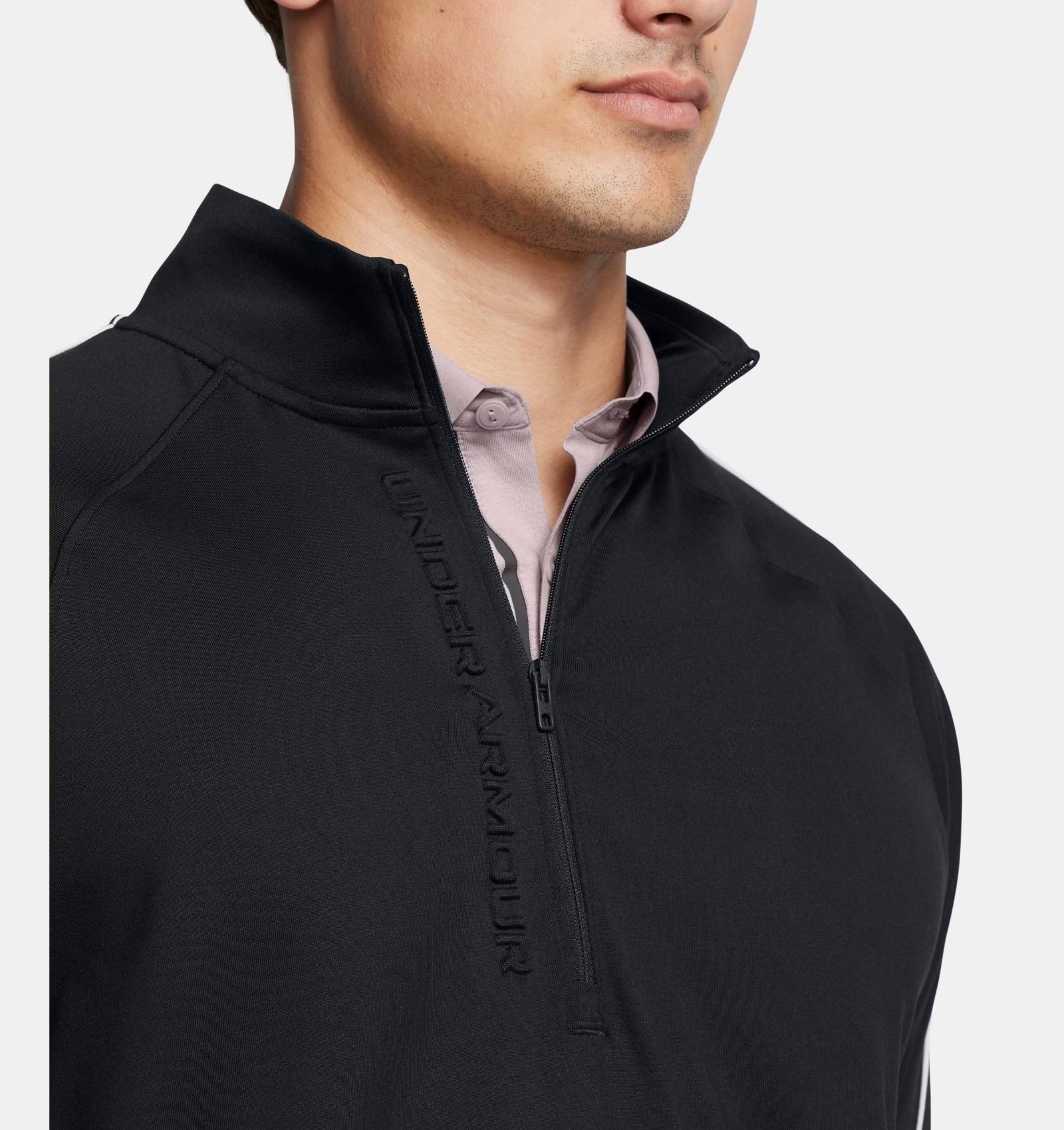 Under Armour Storm Midlayer 1/2 Zip heren sweater, zwart/wit