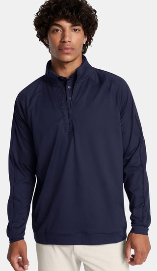 Under Armour Storm Midlayer 1/2 Zip heren sweater, midnight navy/white