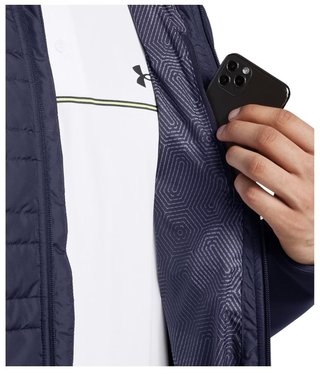 Under Armour Drive Pro Insulated heren jack, midnight navy/metallic silver