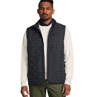 Under Armour Drive Pro Insulated heren vest, zwart/metallic silver