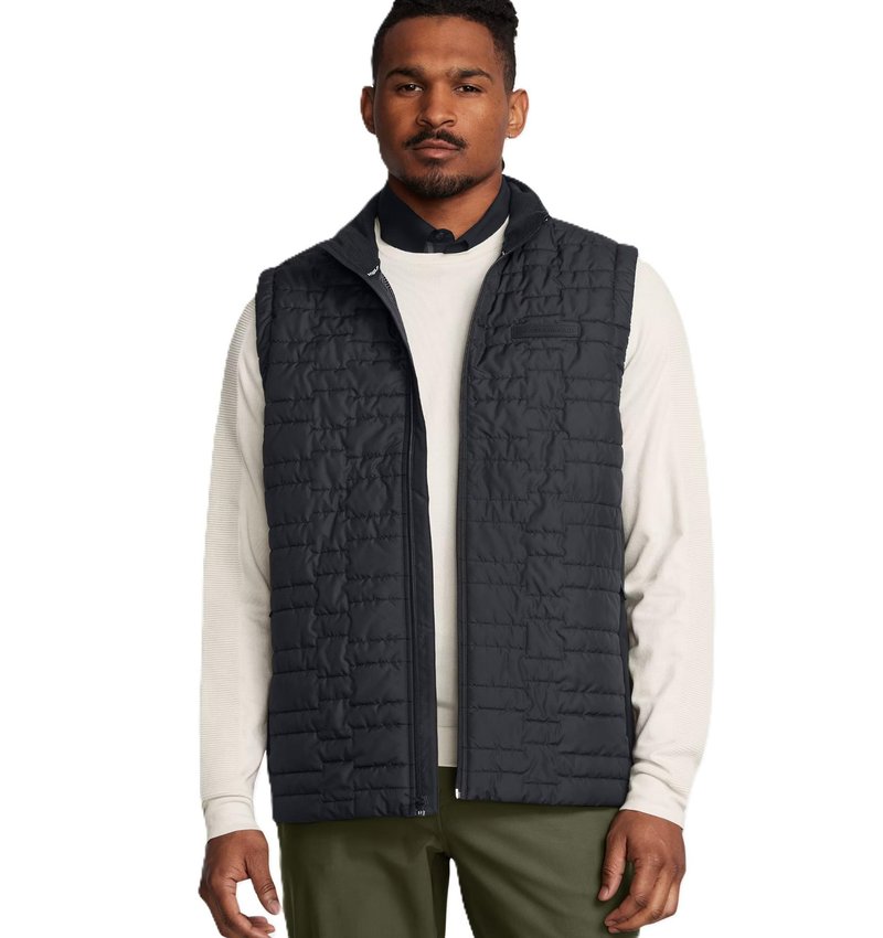 Under Armour Drive Pro Insulated heren vest, zwart/metallic silver