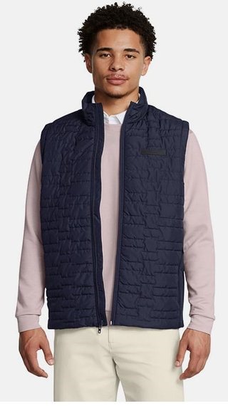 Under Armour Drive Pro Insulated heren vest, midnight navy/metallic silver