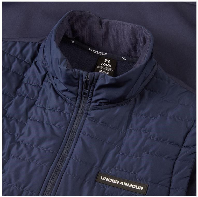 Under Armour Drive Pro Insulated heren vest, midnight navy/metallic silver