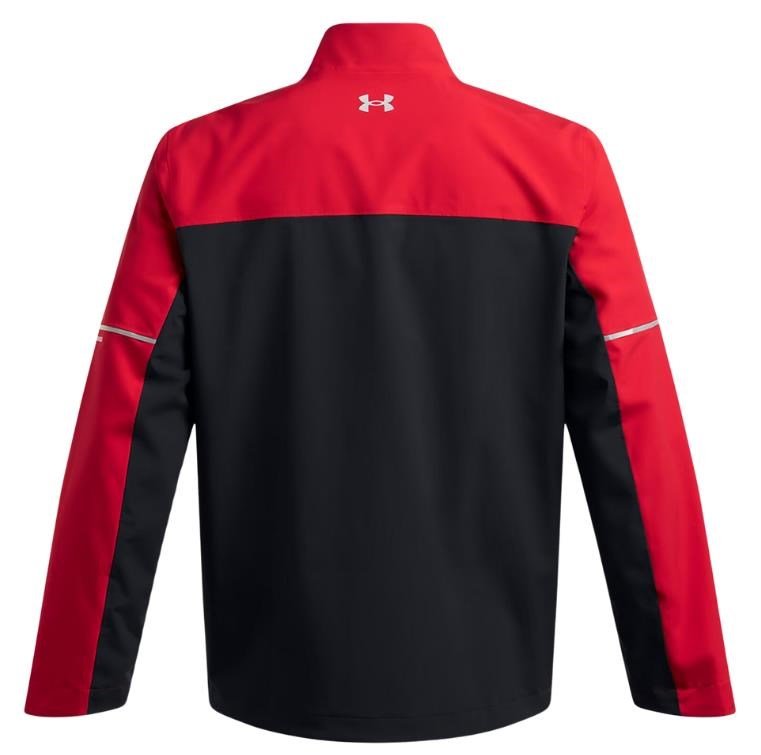 Under Armour Drive Rain heren jack, rood/zwart