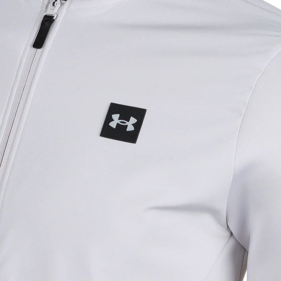 Under Armour Drive Pro Storm heren hybride jack, gray matter/metallic silver
