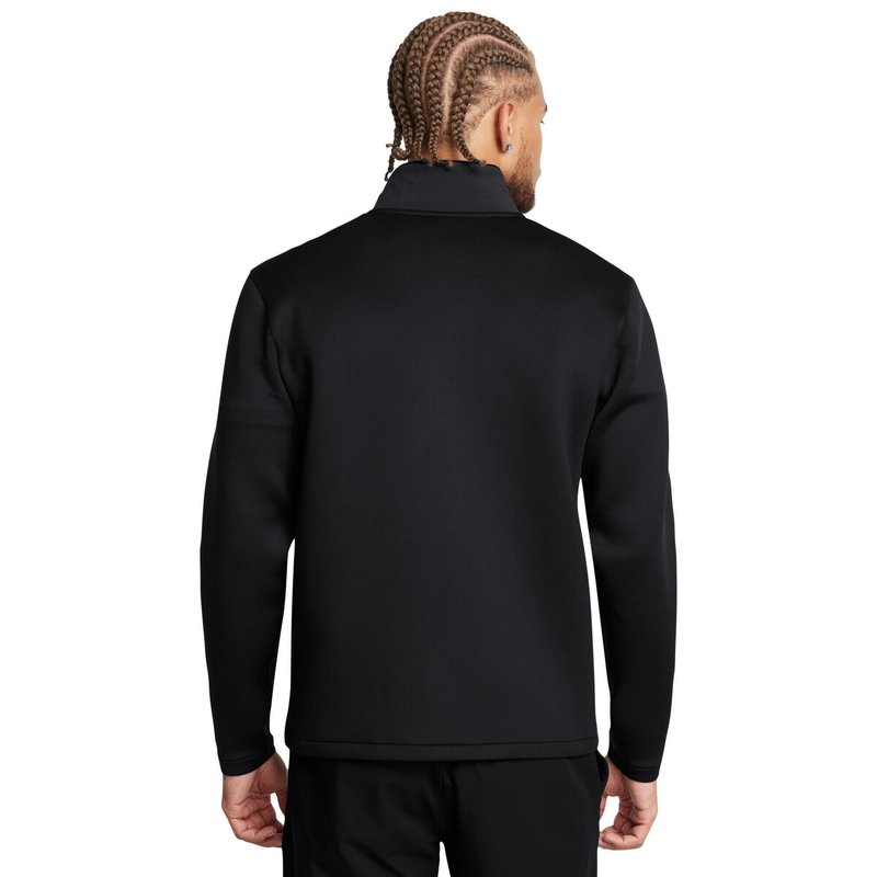 Under Armour Drive Pro Storm Hybrid 1/2-Zip heren sweater, antraciet/zwart/metallic zilver