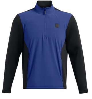 Under Armour Drive Pro Storm Hybrid 1/2-Zip heren sweater, blauw