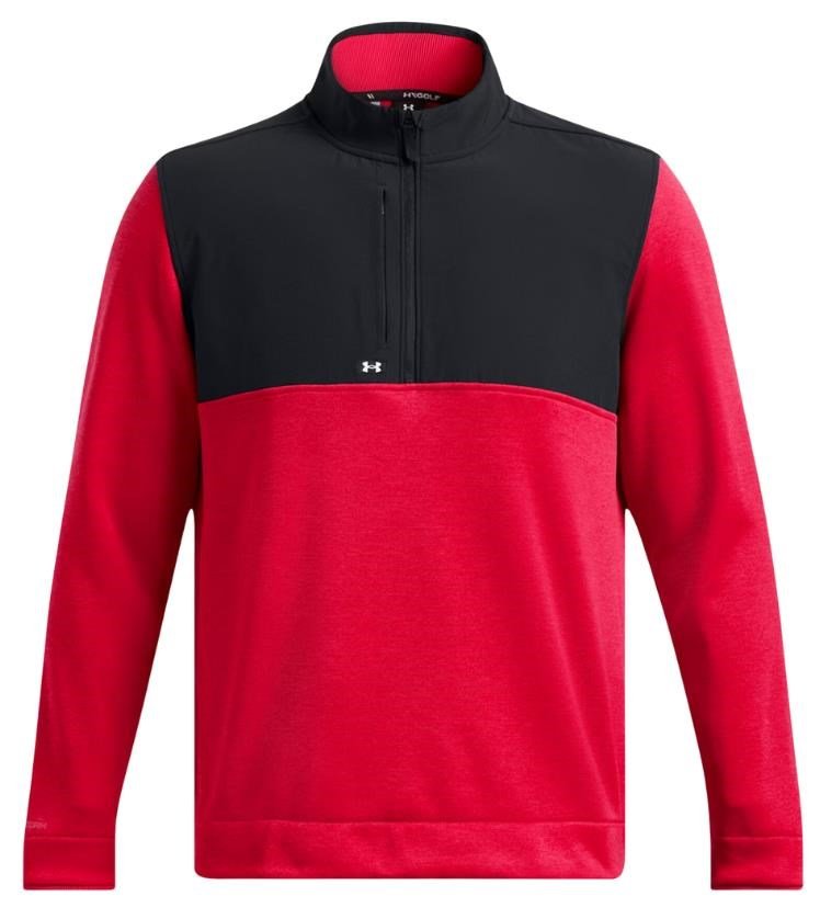 Under Armour Drive Storm SweaterFleece heren sweatshirt, rood/zwart