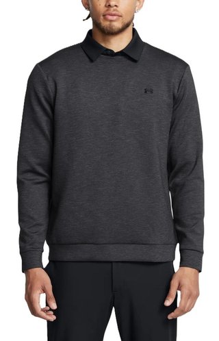 Under Armour Drive Midlayer Crew heren sweater, zwart