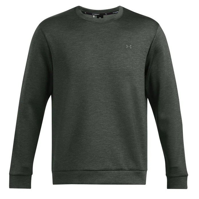 Under Armour Drive Midlayer Crew heren sweater, forest green
