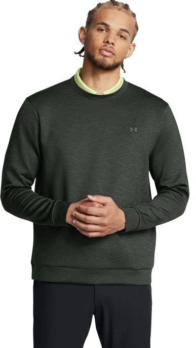 Under Armour Drive Midlayer Crew heren sweater, forest green