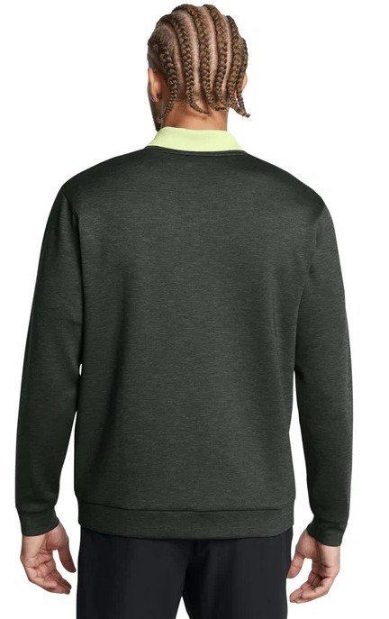 Under Armour Drive Midlayer Crew heren sweater, forest green