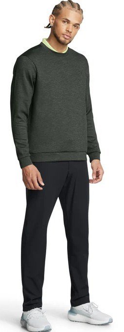 Under Armour Drive Midlayer Crew heren sweater, forest green