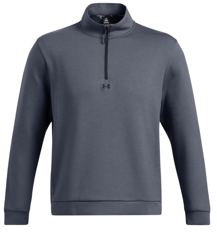 Under Armour Drive heren pullover, downpour gray/gravel/black