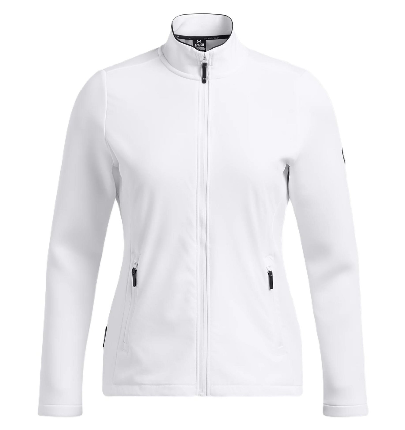 Under Armour Drive Pro Storm Hybrid full zip dames jack, wit