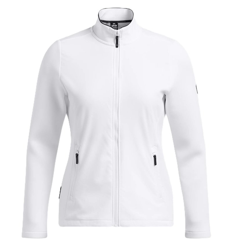 Under Armour Drive Pro Storm Hybrid full zip dames jack, wit