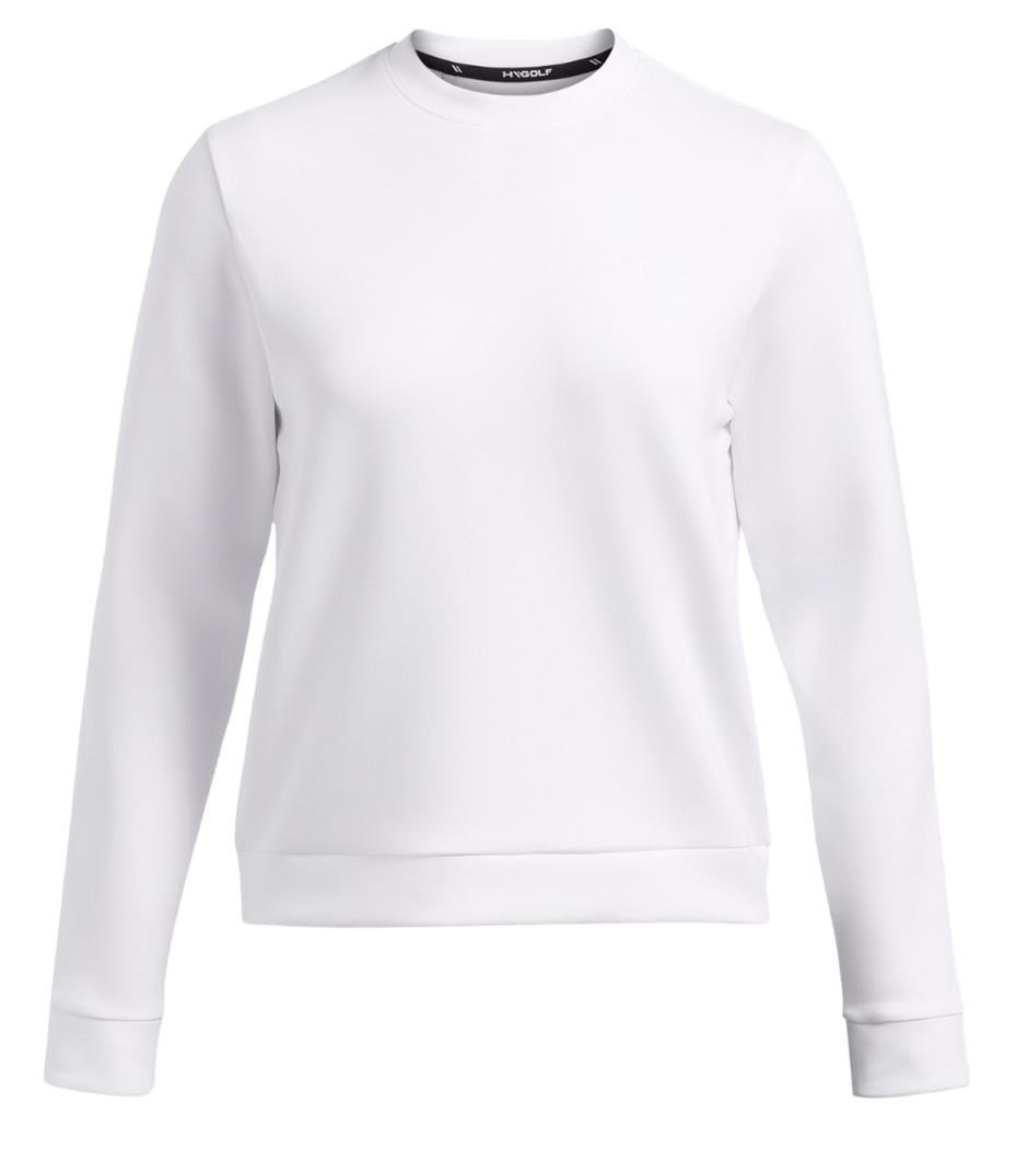 Under Armour Drive Midlayer Crew dames sweatshirt, wit