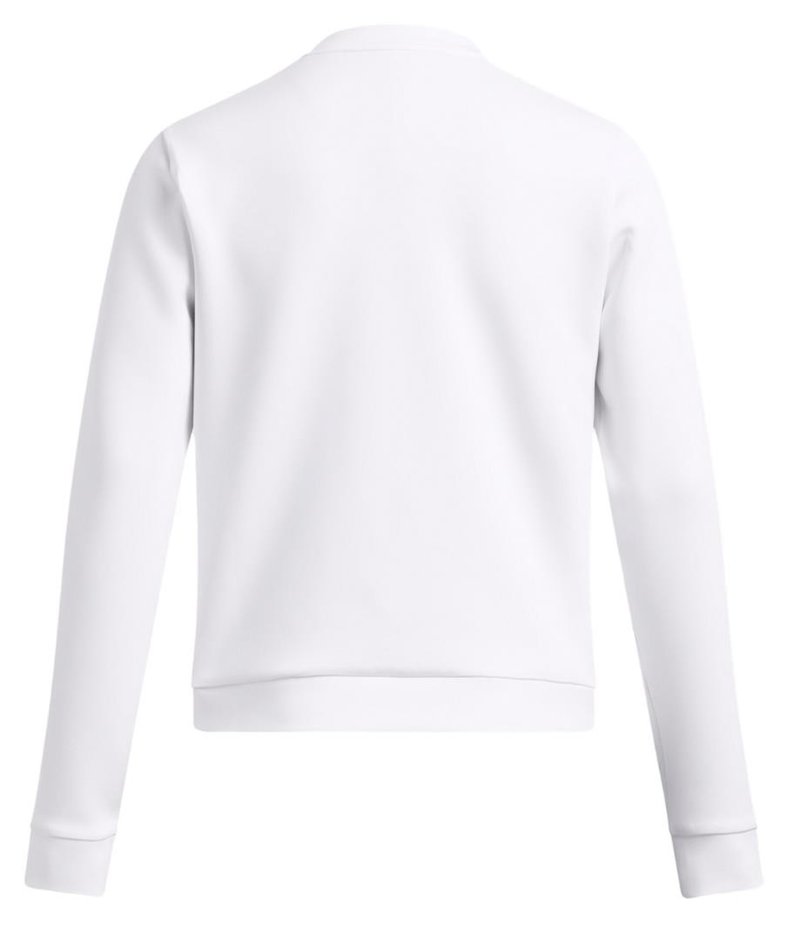 Under Armour Drive Midlayer Crew dames sweatshirt, wit