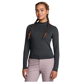 Under Armour Drive Long Sleeve Mock dames t-shirt, zwart
