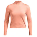 Under Armour Drive Long Sleeve Mock dames t-shirt, flare orange