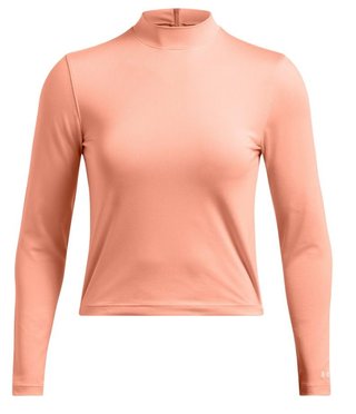 Under Armour Drive Long Sleeve Mock dames t-shirt, flare orange