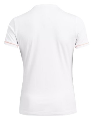 Under Armour Playoff 3.0 Novelty dames polo, wit/flarer orange