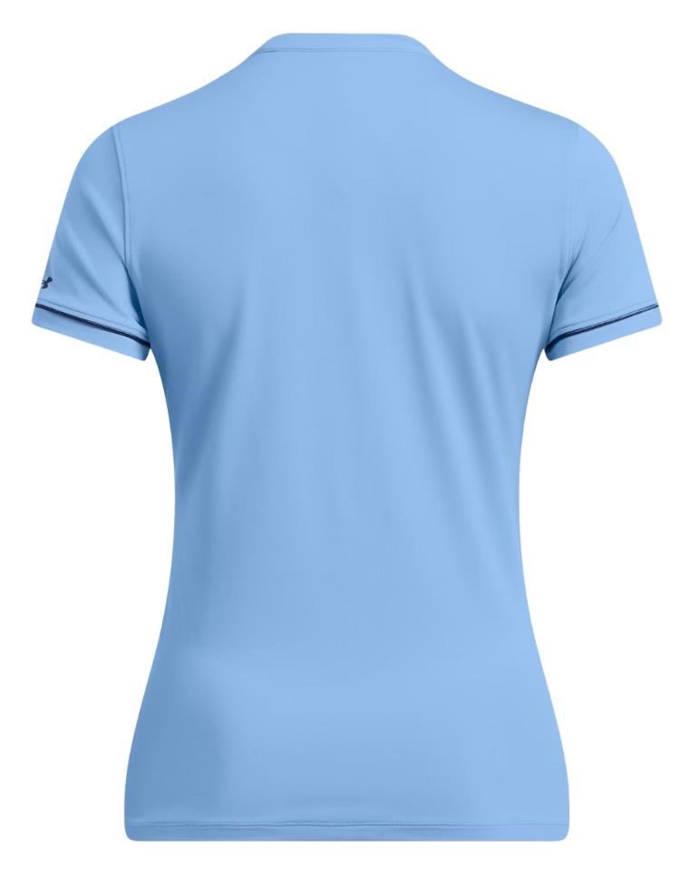 Under Armour Playoff 3.0 Novelty dames polo, horizon blue/midnight navy