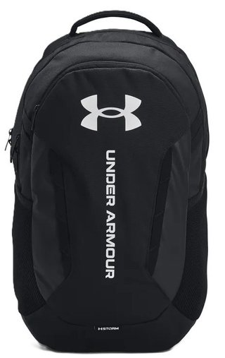 Under Armour Hustle 6.0 Backpack unisex, zwart