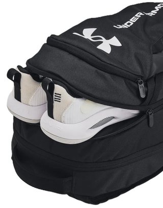 Under Armour Hustle 6.0 Backpack unisex, zwart