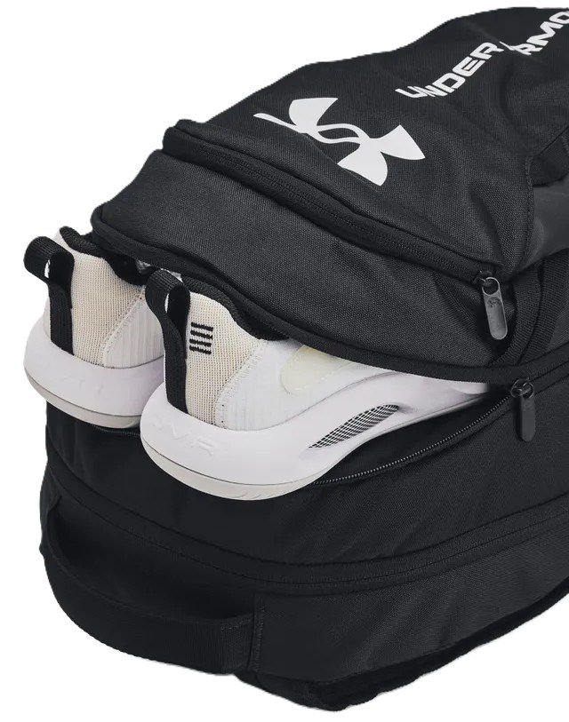 Under Armour Hustle 6.0 Backpack unisex, zwart